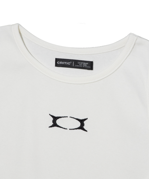 CRITIC(クリティック)の「WORMHOLE SLEEVELESS TOP (FOR WOMEN) WHITE(Tシャツ/カットソー・レディース・その他・FREE)」の4枚目の写真