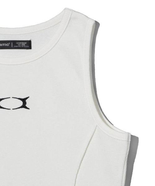 CRITIC(クリティック)の「WORMHOLE SLEEVELESS TOP (FOR WOMEN) WHITE(Tシャツ/カットソー・レディース・その他・FREE)」の5枚目の写真