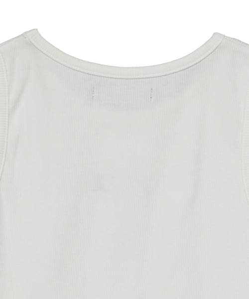 CRITIC(クリティック)の「WORMHOLE SLEEVELESS TOP (FOR WOMEN) WHITE(Tシャツ/カットソー・レディース・その他・FREE)」の6枚目の写真