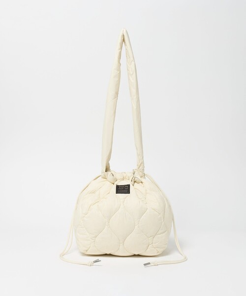 TAION（タイオン）の「＜TAION＞ソフトシェル  ダウン ショルダーバッグ（ショルダーバッグ・メンズ・ブラック/オフホワイト/ケリーグリーン・FREE）」の22枚目の写真