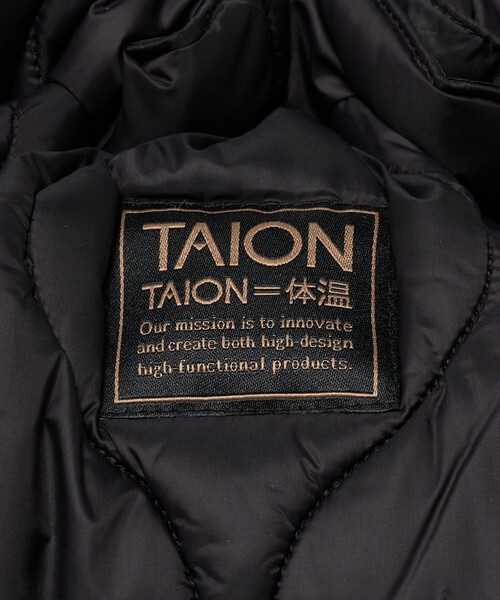 TAION（タイオン）の「＜TAION＞ソフトシェル  ダウン ショルダーバッグ（ショルダーバッグ・メンズ・ブラック/オフホワイト/ケリーグリーン・FREE）」の10枚目の写真