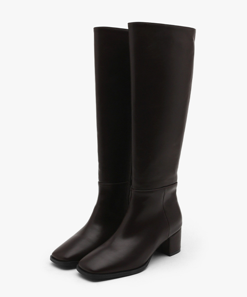 セール】Rozar スクエア ロングブーツ (5cm)（ブーツ）｜SAPPUN