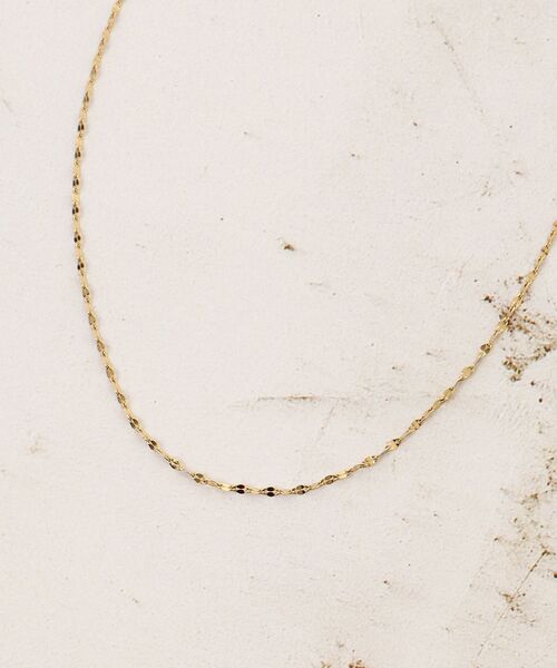 le.coeur blanc（ルクールブラン）の「O ステンレスシンプルネックレス（ネックレス・レディース・ゴールド・FREE）」の12枚目の写真