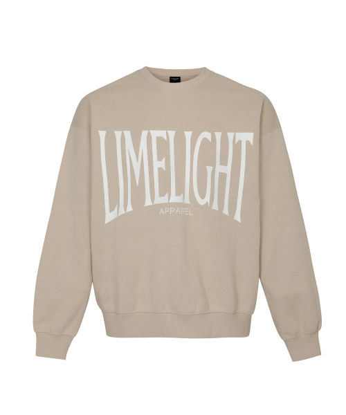 LIMELIGHT APPAREL(ライムライトアパレル)の「アパレルビッグロゴスウェットシャツオーバーサイズ(サンド/ホワイト)(スウェット・メンズ・その他・LARGE/X-LARGE)」の1枚目の写真
