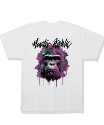 リアルフェイス ラベンダーパープル Tシャツ ホワイト