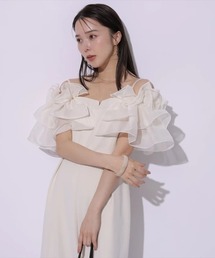 Mystrada（マイストラーダ）の「チュールスリーブロンパース（サロペット/オーバーオール）」