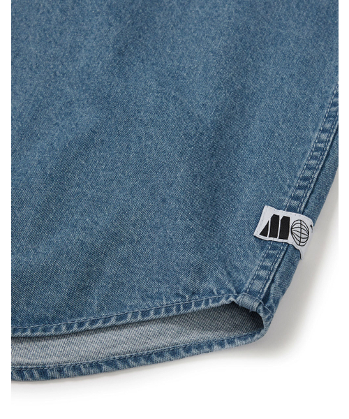 MMLG（エムエムエルジー）の「[Mmlg] LABLE M DENIM SHIRTS (BLUE)（シャツ/ブラウス・レディース・その他・X-LARGE/LARGE/MEDIUM/SMALL）」の7枚目の写真