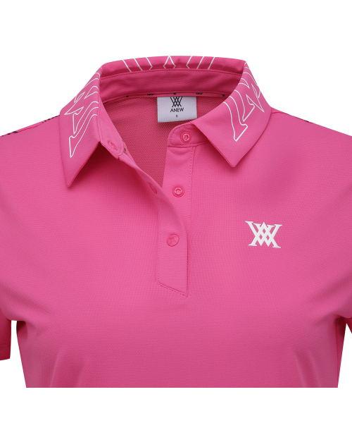 ANEW GOLF(アニューゴルフ)の「WOMEN SM NEW SIGNATURE LOGO SHORT T-SHIRT_HP(Tシャツ/カットソー・レディース・その他・X-SMALL/SMALL)」の4枚目の写真