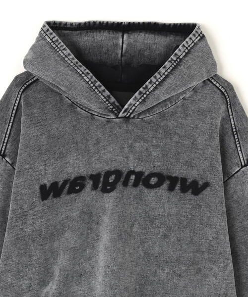 DANKE SCHON（ダンケシェーン）の「DankeSchon/ダンケシェーン/CHEMICAL SWEAT HOODIE（パーカー・レディース・ブラック・M/L）」の7枚目の写真