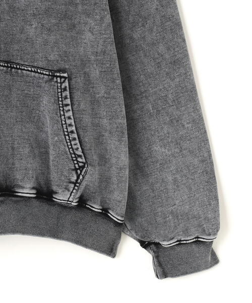 DANKE SCHON（ダンケシェーン）の「DankeSchon/ダンケシェーン/CHEMICAL SWEAT HOODIE（パーカー・レディース・ブラック・M/L）」の8枚目の写真