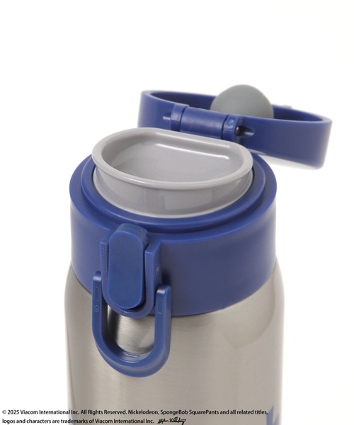 BAYFLOW（ベイフロー）の「【スポンジ・ボブ×BAYFLOW】ワンタッチステンレスボトル480ml[保温・保冷]（水筒・レディース・シルバー・ONESIZE）」の6枚目の写真