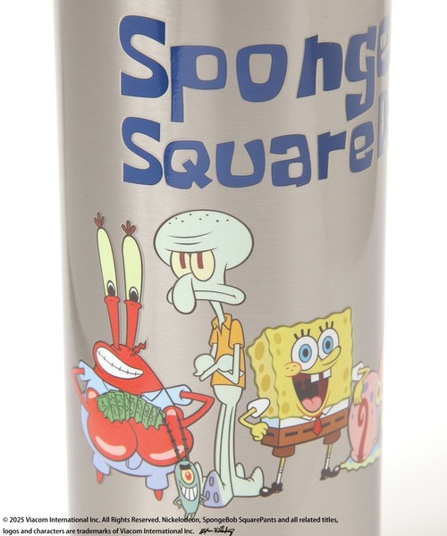 BAYFLOW（ベイフロー）の「【スポンジ・ボブ×BAYFLOW】ワンタッチステンレスボトル480ml[保温・保冷]（水筒・レディース・シルバー・ONESIZE）」の9枚目の写真
