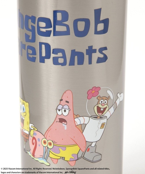 BAYFLOW（ベイフロー）の「【スポンジ・ボブ×BAYFLOW】ワンタッチステンレスボトル480ml[保温・保冷]（水筒・レディース・シルバー・ONESIZE）」の10枚目の写真