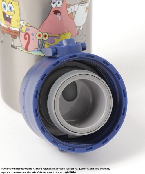 BAYFLOW（ベイフロー）の「【スポンジ・ボブ×BAYFLOW】ワンタッチステンレスボトル480ml[保温・保冷]（水筒・レディース・シルバー・ONESIZE）」の12枚目の写真