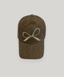 UBEIGE（ユーベイジ）の「Ribbon Pigment Ball Cap (Brown)（キャップ）」