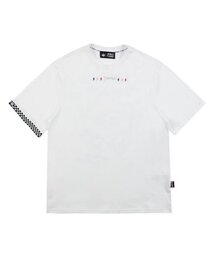 Monkey Flower（モンキーフラワー）の「共用 トロピカルグラフィック レギュラーフィット ベーシック半袖Tシャツ/MM1WTS04U ホワイト（Tシャツ/カットソー）」