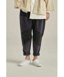 CORNOQ（コルノック）の「切り替えコーデュロイバギーパンツネイビー（その他パンツ）」