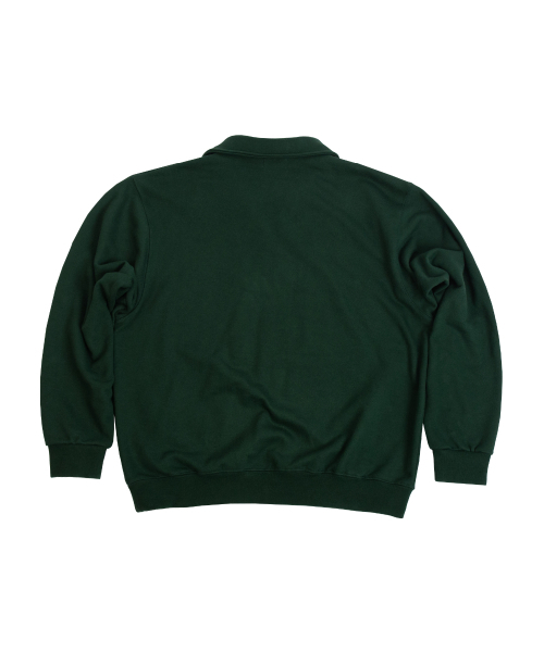 SATURDAY LEISURE CLUB(サタデーレジャークラブ)の「Saturday Leisure Club Logo Leisure Half Zip-Up Sweatshirt(Unisex) - Green(スウェット・メンズ・その他・MEDIUM/LARGE/X-LARGE)」の3枚目の写真