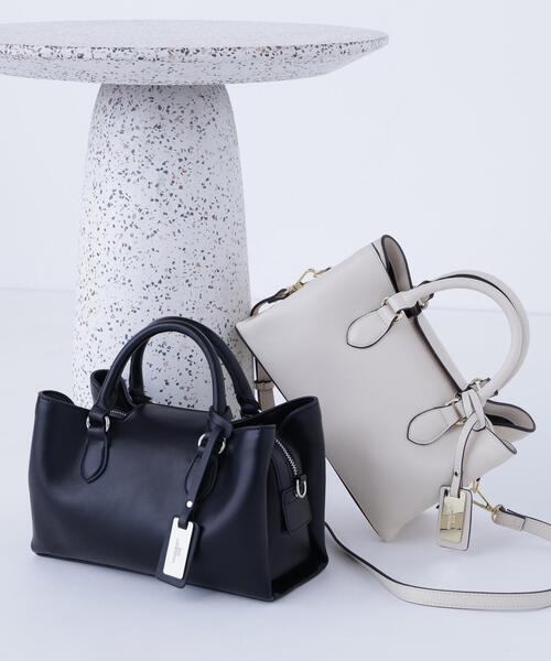 NATURAL BEAUTY BASIC（ナチュラルビューティーベーシック）の「◇サイドアップミニショルダーバッグ（ショルダーバッグ・レディース・ブラウン/ブラック/オフホワイト・ﾌﾘ-）」の5枚目の写真