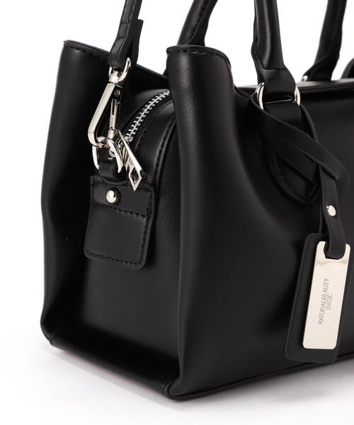 NATURAL BEAUTY BASIC（ナチュラルビューティーベーシック）の「◇サイドアップミニショルダーバッグ（ショルダーバッグ・レディース・ブラウン/ブラック/オフホワイト・ﾌﾘ-）」の11枚目の写真