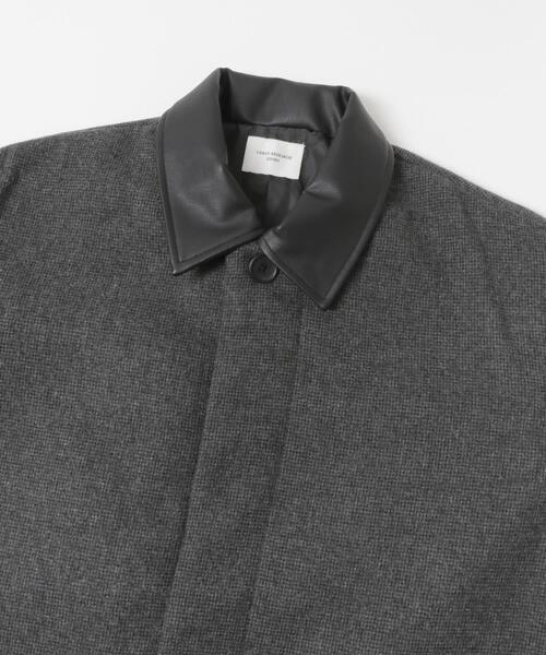 URBAN RESEARCH DOORS（アーバンリサーチドアーズ）の「ウールブレンドカバーオール（カバーオール・メンズ・ブラック/ブラウン/チェック・MEDIUM/LARGE）」の13枚目の写真