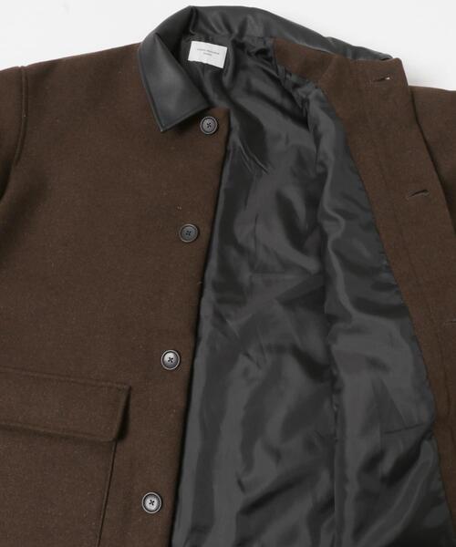 URBAN RESEARCH DOORS（アーバンリサーチドアーズ）の「ウールブレンドカバーオール（カバーオール・メンズ・ブラック/ブラウン/チェック・MEDIUM/LARGE）」の22枚目の写真