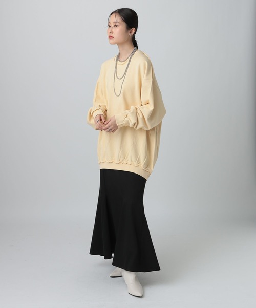 LEPSIM（レプシィム）の「マーメイドスカート　625285（スカート・レディース・ブラック/アイボリー/ブラウン・FREE）」の9枚目の写真