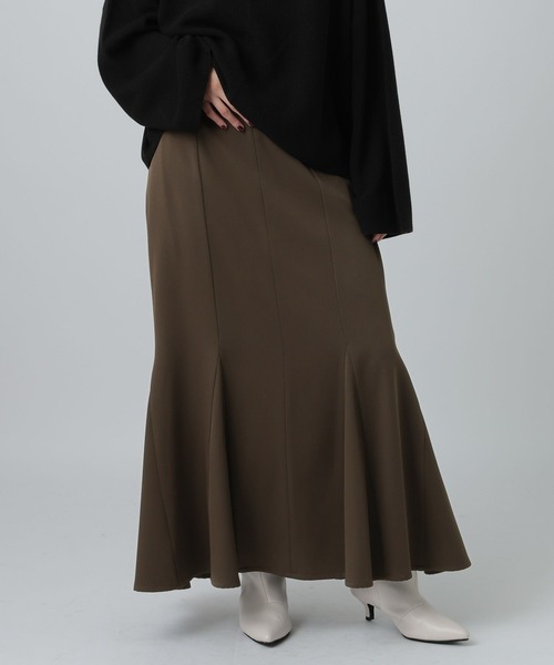 LEPSIM（レプシィム）の「マーメイドスカート　625285（スカート・レディース・ブラック/アイボリー/ブラウン・FREE）」の11枚目の写真