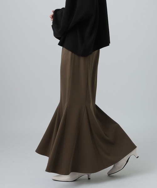 LEPSIM（レプシィム）の「マーメイドスカート　625285（スカート・レディース・ブラック/アイボリー/ブラウン・FREE）」の12枚目の写真