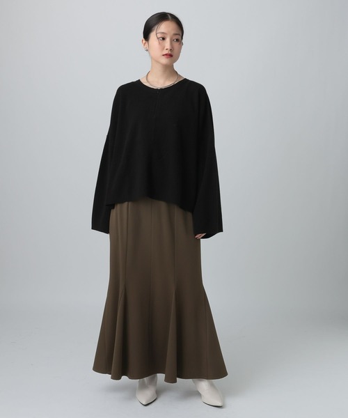 LEPSIM（レプシィム）の「マーメイドスカート　625285（スカート・レディース・ブラック/アイボリー/ブラウン・FREE）」の13枚目の写真