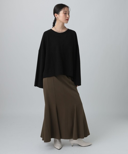 LEPSIM（レプシィム）の「マーメイドスカート　625285（スカート・レディース・ブラック/アイボリー/ブラウン・FREE）」の14枚目の写真