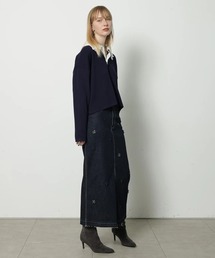 CADUNE | ビジュー付きタイトスカート(スカート)