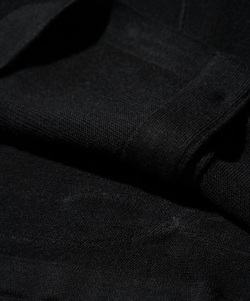 PENNEYS(ぺニーズ)の「PENNEY'S ぺニーズ / ROPE EMB POLO CARDIGAN ぺニーズ アクリルカーディガン(カーディガン/ボレロ・メンズ・ブラック×ホワイト/ブラック/ホワイト・MEDIUM/LARGE)」の20枚目の写真