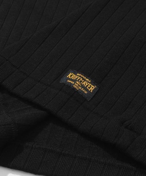 KRIFF MAYER(クリフメイヤー)の「針抜きヘンリーネックT(Tシャツ/カットソー・メンズ・グレー/オフホワイト/ブラック・X-LARGE/LARGE/MEDIUM)」の12枚目の写真
