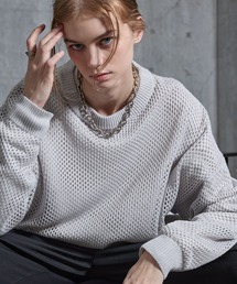 SERACE（セラス）の「【SERACE】Loose glitter mesh sheer knit / ルーズラメメッシュシアーニット（ニット/セーター）」