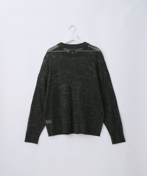 SERACE(セラス)の「【SERACE】Loose glitter mesh sheer knit / ルーズラメメッシュシアーニット(ニット/セーター・メンズ・ブラック/ダークブルー/グレー・S/L/M)」の11枚目の写真