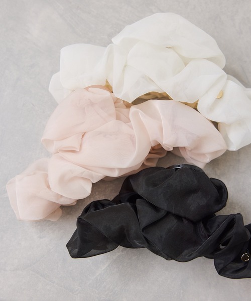 VIS（ビス）の「シフォンバンスヘアクリップ（バレッタ/ヘアクリップ・レディース・ブラック/キナリ/ピンク系その他2・FREE）」の19枚目の写真