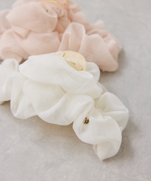 VIS（ビス）の「シフォンバンスヘアクリップ（バレッタ/ヘアクリップ・レディース・ブラック/キナリ/ピンク系その他2・FREE）」の18枚目の写真