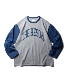 THE RESQ（ザーレスキュー）の「BALLGAME DUGOUT L/S TEE [MELANGE GREY]（Tシャツ/カットソー）」