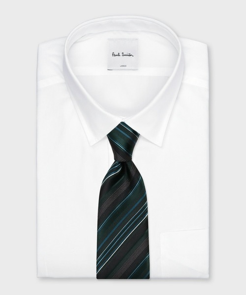 Paul Smith（ポールスミス）の「マルチストライプ タイ【160012 552MJ】（ネクタイ・メンズ・グリーン/パープル/ネイビー/ワインレッド・FREE）」の6枚目の写真