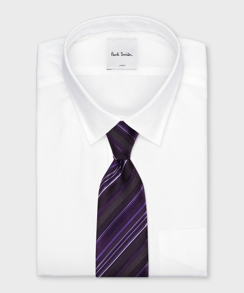 Paul Smith（ポールスミス）の「マルチストライプ タイ【160012 552MJ】（ネクタイ・メンズ・グリーン/パープル/ネイビー/ワインレッド・FREE）」の10枚目の写真
