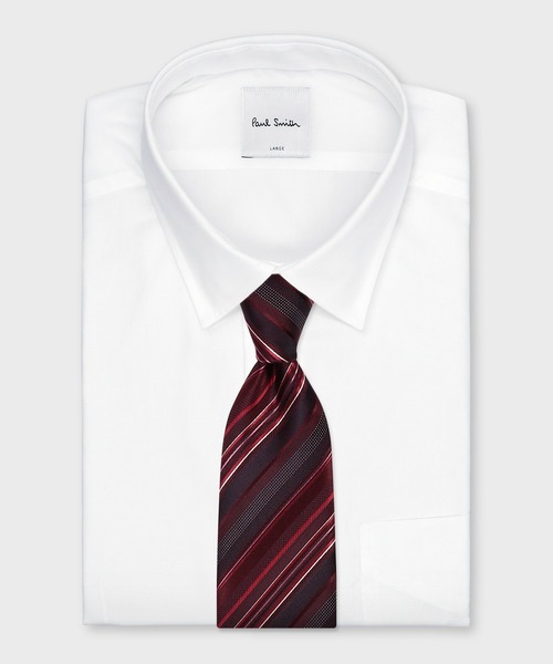 Paul Smith（ポールスミス）の「マルチストライプ タイ【160012 552MJ】（ネクタイ・メンズ・グリーン/パープル/ネイビー/ワインレッド・FREE）」の12枚目の写真