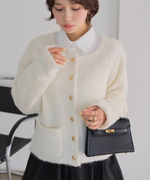 セール】ブークレボアニットジャケット（ニット/セーター）｜KOBE