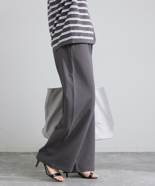 IENA（イエナ）の「ハイゲージスウェットパンツ（スウェットパンツ・レディース・アイボリー/ブラック系その他・38/36）」の7枚目の写真