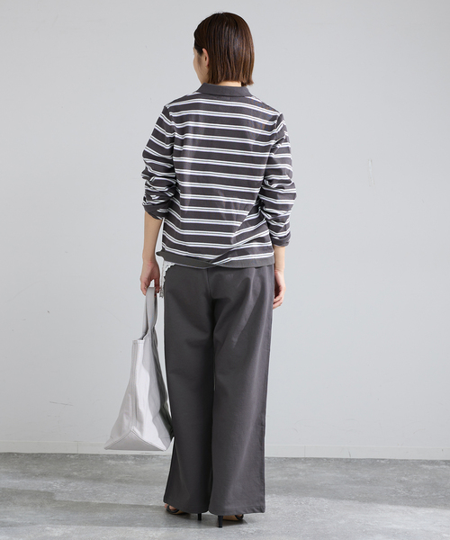 IENA（イエナ）の「ハイゲージスウェットパンツ（スウェットパンツ・レディース・アイボリー/ブラック系その他・38/36）」の10枚目の写真