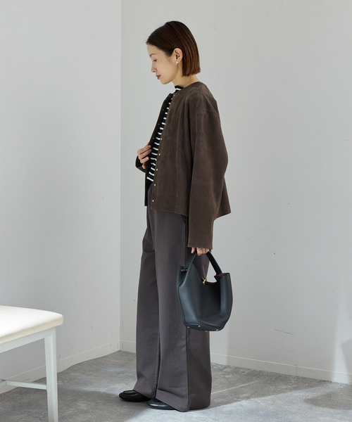 IENA（イエナ）の「ハイゲージスウェットパンツ（スウェットパンツ・レディース・アイボリー/ブラック系その他・38/36）」の15枚目の写真