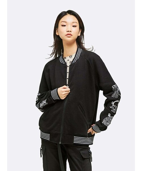 TEENY TIGER(ティーニータイガー)の「Longevity Embroidery bomber Jacket(Black)(ブルゾン・メンズ・その他・LARGE/MEDIUM)」の7枚目の写真