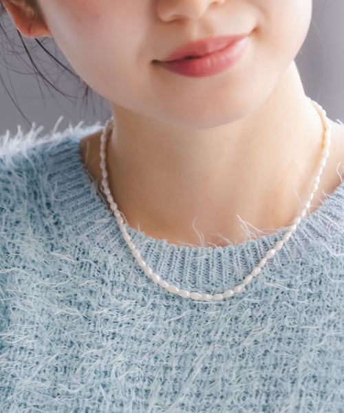 Noble(ノーブル)の「《追加2》MIHOKO SAKAI/ミホコサカイ ベビーパールネックレス S(ネックレス・レディース・ホワイト・FREE)」の1枚目の写真