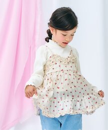 apres les cours | 花柄キャミビスチェ_ジュニア対応(ベスト)