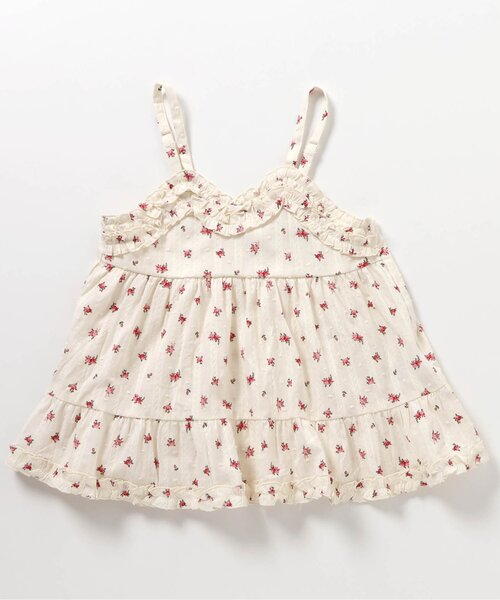 apres les cours（アプレレクール）の「花柄キャミビスチェ_ジュニア対応（ベスト・キッズ・その他3・120/110/100/90/140/130）」の8枚目の写真